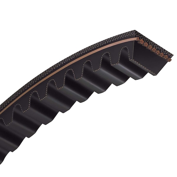 AX113 Cogged, Classical V-Belt, 113 in Outside Length, 1/2 in Top Width
